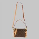 Louis Vuitton Side Trunk Handbag Brown For Women's