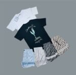 Dior Logo Printed Grass T-Shirts & Shorts Sets Men's in Different Colors