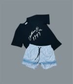 Dior Handwritten Christian Dior Signature Relaxed Fit T-Shirts & Shorts Sets For Men's in Different Colors - Image 3