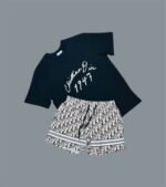 Dior Handwritten Christian Dior Signature Relaxed Fit T-Shirts & Shorts Sets For Men's in Different Colors - Image 5