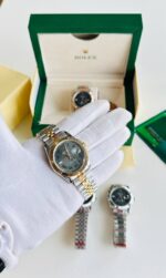 Rolex Datejust Wimbledon Two-Tone Flutted Jubilee Men's Watch