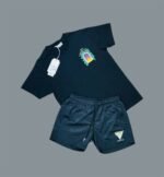 Casablanca Crew Neck Logo Printed T-Shirts & Shorts Sets For Men's in Different Colors - Image 4