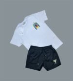 Casablanca Crew Neck Logo Printed T-Shirts & Shorts Sets For Men's in Different Colors - Image 3