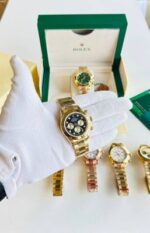 Rolex Daytona Yellow Gold Black Dial Men's Watch - Image 2