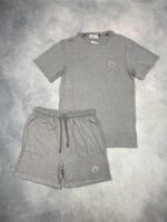 Moncler Crew Neck T-Shirts & Shorts Sets Logo Printed For Men's in Different Colors - Image 6