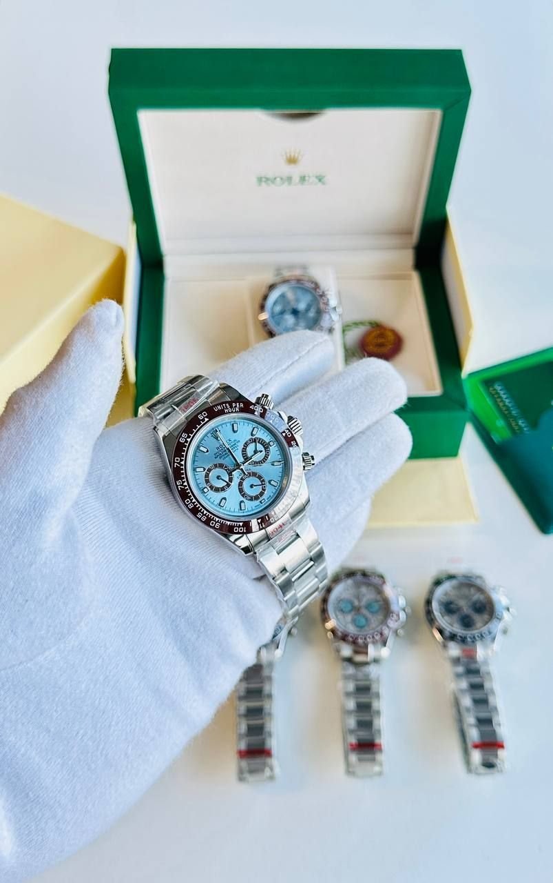 5174019892.jpg Rolex Cosmograph Daytona Platinum Ice Blue Dial Men's Watch - Image 1