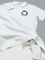 Moncler Men's Embroidered Dragon Piquet Polo Shirts in 2 Colors - Image 5
