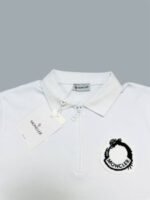 Moncler Men's Embroidered Dragon Piquet Polo Shirts in 2 Colors - Image 6