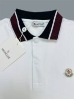 Moncler Logo-Patch Polo Shirts Mens in 2 Colors - Image 5