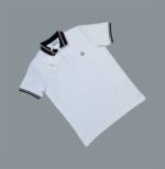 Moncler Logo-Patch Polo Shirts Mens in 2 Colors - Image 3