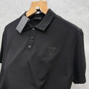 Black Superclone quality Prada knitted polo
