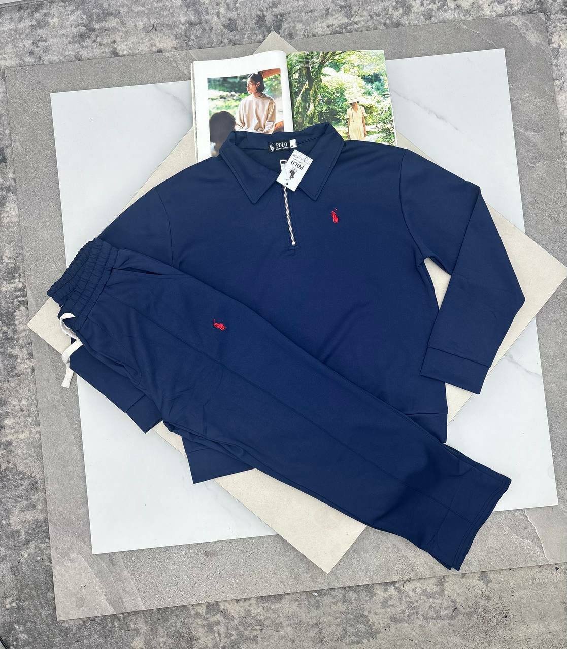 photo_5827816681743519969_y Polo Ralph Lauren Men Quarter Zip Tracksuit UK - Image 1