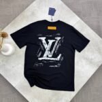 Louis Vuitton Mens Shirt Replica​ Black and White | LV Replica T-Shirt With Tags