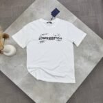Louis Vuitton Mens Shirt Replica​ Black and White | LV Replica T-Shirt With Tags - Image 6