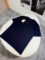 Prada Men's Triangle Logo Plaque Cotton Designer T-Shirt - Image 5
