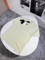 Prada Men's Triangle Logo Plaque Cotton Designer T-Shirt - Image 8