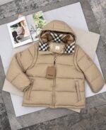 Burberry Check Hooded Puffer Jacket | Burberry Jacket For Mens Replica