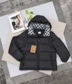 Burberry Check Hooded Puffer Jacket | Burberry Jacket For Mens Replica - Image 2