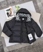 Burberry Check Hooded Puffer Jacket | Burberry Jacket For Mens Replica - Image 3