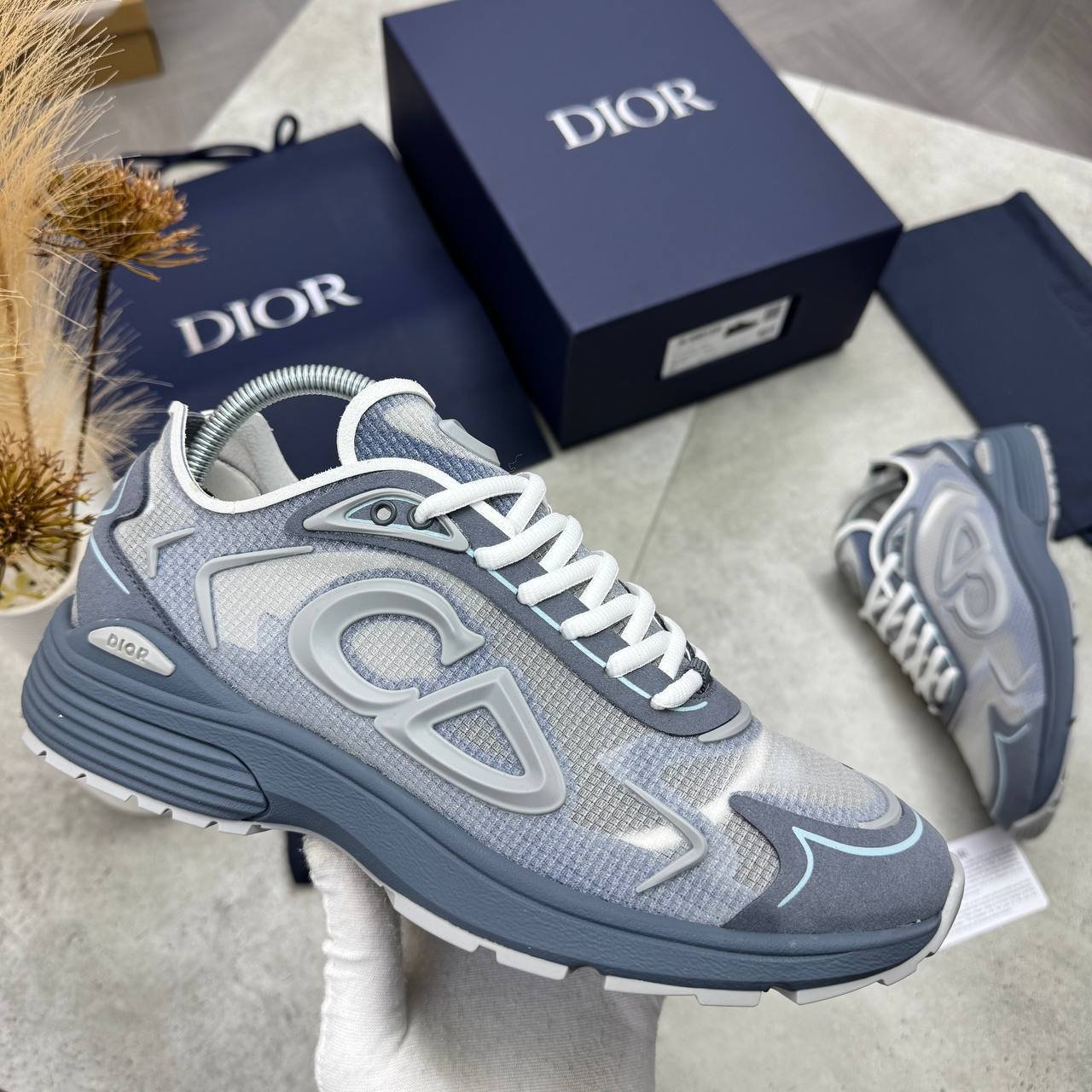 photo_5841380514881803725_y Men's Dior B30 Countdown Trainers | Replica Dior Sneakers - Image 1