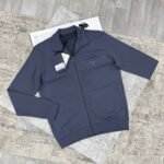 Men's Prada Enamel Triangle Logo Zipper Jackets Replica