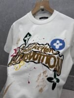 Men's Louis Vuitton Graffiti Print T-Shirts Superclone Quality - Image 2