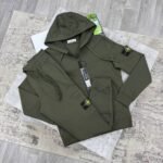 Men's Stone Island Hooded Tracksuit Set - Image 4