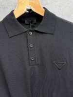 Men's Prada Full Sleeve Knitted Polo Shirt - Image 4