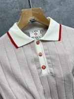 Men's Casablanca Full Sleeve Knitted Polo Shirt - Image 4