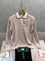 Men's Casablanca Full Sleeve Knitted Polo Shirt - Image 3