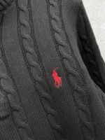 Men's Ralph Lauren Cable-Knit Quarter-Zip Jumper - Image 4