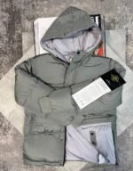 Men's Stone Island Modified Panama Down Puffer Jacket - Image 8