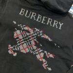 Burberry EKD Cross-Stitch Back Graphic Hoodie
