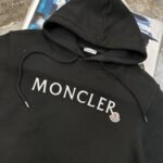 Moncler Embroidered Logo Overhead Hoodie