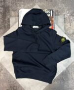 Stone Island Classic Compass Badge Pullover Hoodie - Image 9