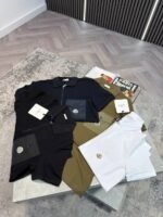 Moncler Quarter-Zip Pocket Polo Shirt - Image 5