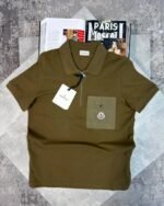 Moncler Quarter-Zip Pocket Polo Shirt - Image 3