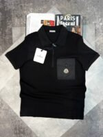 Moncler Quarter-Zip Pocket Polo Shirt - Image 4