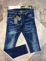 Dsquared2 Distressed Paint-Splatter Slim Jean - Image 3