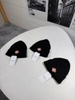 Casablanca Paris Diamond Logo Ribbed Beanie