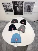 Canada Goose Arctic Disc Ribbed Wool Beanie - Image 2