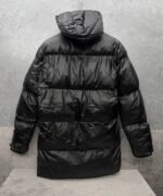 Prada Black Nylon Long Puffer Jacket - Image 5