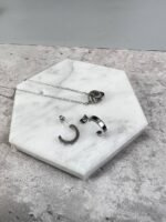 Cartier Love Interlocking Rings Necklace and Earrings Full Set - Image 2