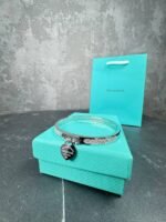 Tiffany & Co. Heart Tag Bangle and Earrings Gift Set - Image 4