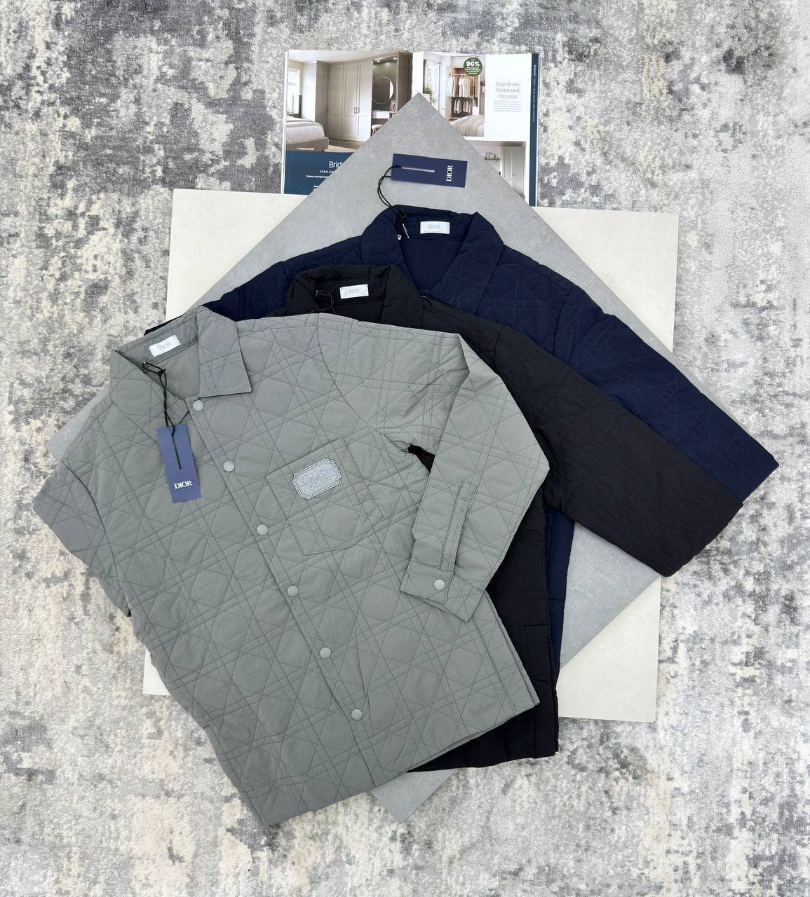 photo_5855161102134611968_y Men's Dior Quilted Overshirt / Jacket Collection - Image 1