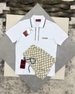 Men's Gucci Shorts and Polo Set Collection
