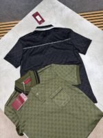 Men's Gucci Monogram Pocket Polo Shirt Collection - Image 11