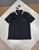 Men's Gucci Monogram Pocket Polo Shirt Collection - Image 8