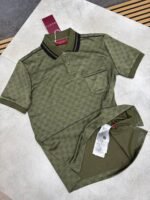 Men's Gucci Monogram Pocket Polo Shirt Collection - Image 7