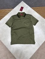 Men's Gucci Monogram Pocket Polo Shirt Collection - Image 2